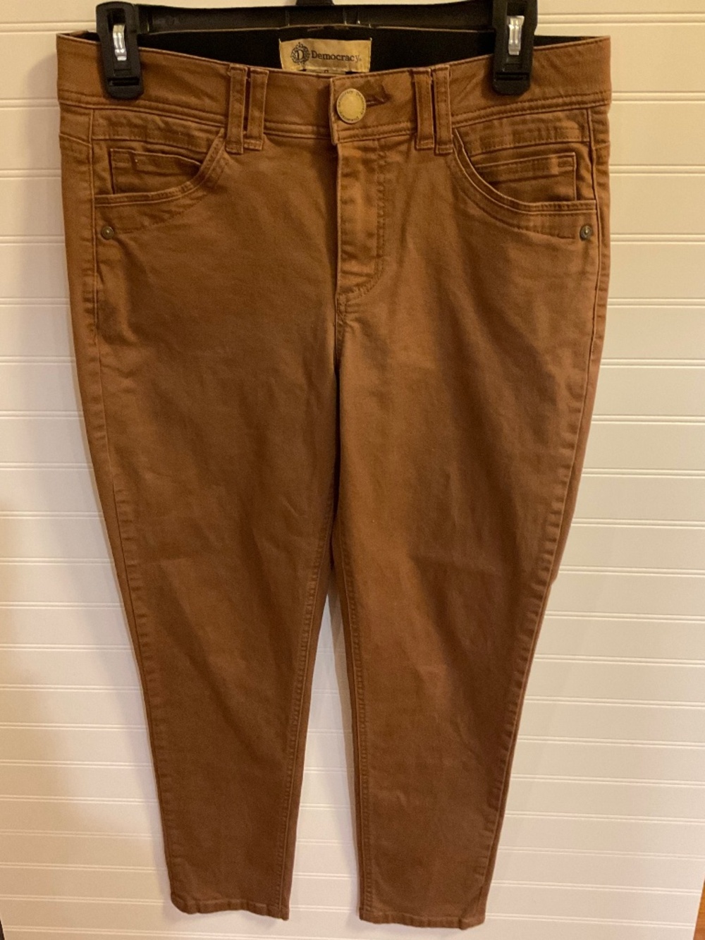 Democracy Ab Solution Technology Dusty Rose Skinny Jeans  Size: 8 Pre Owned